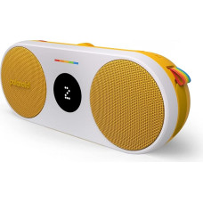 Polaroid P2 - Powerful Portable Wireless Bluetooth Speaker Rechargeable with Dual Stereo Pairing - Yellow and White