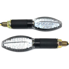 Alchemy Parts Indicator Motorcycle LED Pair Very Bright Homologated/E-Approved New Design