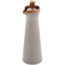 HEMOTON Sojos padažo butelis Japoniškas sojų ąsotis Keraminis aliejaus butelis Japoniškas sojų padažo dozatorius Skystų prieskonių ąsotis Acto pilstymo butelis smėlio spalvos