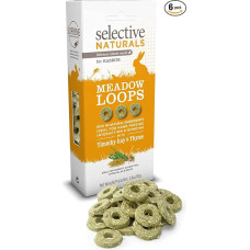 Selective Naturals Meadow Loops Timothy Hay & Thyme For Rabbits 2,8 oz - 6 pakuotės