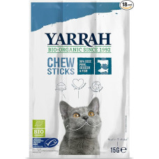 YArbre Jūros žolė Spirulina Cat Chew Sticks 18 x 15g