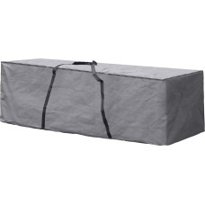 Perel Garden Oclcb – XL Case for Lounge Cushion, Black, 200 x 75 x 60 cm