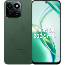 HONOR 200 Smart 5G išmanusis telefonas 4 + 256 GB, 6,8 colio IP64 atsparumo kritimams ekranas, 5200 mAh akumuliatorius, 300 % didelio garsumo režimas, 50 MP dirbtinio intelekto kamera, 