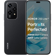 Honor 200 Lite 5G 256GB/8GB Dual SIM , juoda