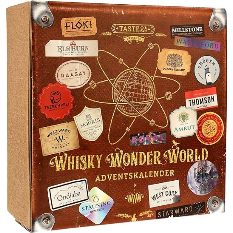 Viskis Wonder World Adventskalender 2024 46,5% tūrio 24x0,02l