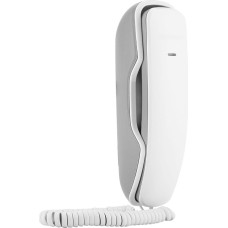 Wall Telephone, Landline Wall Phone with Clear Tone Mute Function, Last Number Redial Telephone, Hanging Phone with Integrated Dial Keypad (White)