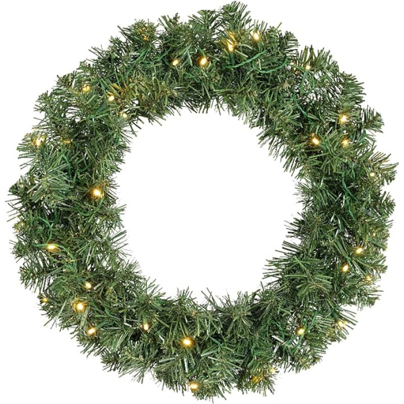 Imperatoriškasis advento vainikas 40 LED 50 cm