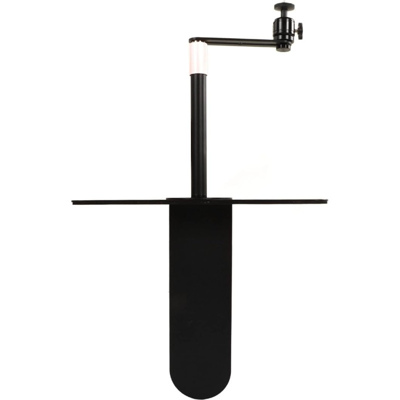 24-40 cm projektoriaus stovas, naktinio projektoriaus laikiklis, reguliuojamas kampas, projektoriaus laikiklis su 1/4 colio sriegiu, skirtas sofos naktiniam staliukui (juodas)