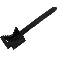 AERZETIX: 50 x C41954 65 mm spaustukas, skirtas prisukti prie sienos, juodas