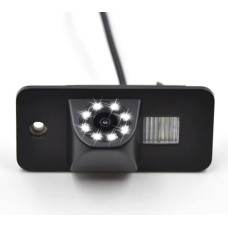 8 LED Night Vision: High quality license plate light rear view camera, waterproof wide angle, replacement for A1 A3 A4 A5 A6 A7 A8 Q3 Q5 Q7 A4L A6L A8L/TT/TTS TTRS R8/RS5/S6/S7/Passat 5D B7. B8 b9 R36