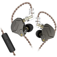 CCA KZ ZSN Pro Dual Drivers 1BA 1DD In-Ear ausinės HiFi Power Bass ausinės Ausinės Ausinės Aukšto aiškumo garsas Laidinės ausinės su nuimamu kabeliu, skirtos audiofilų muzikantams