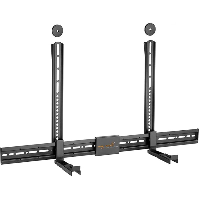 Sat-Fox Universal Bracket for Soundbars from 8.6 to 15.5 cm Deep Soundbar Wall Mount with Non-Slip Base Holder