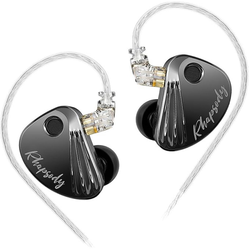 KZ CCA Rhapsody 2DD+4BA hibridinės IEM ausinės su mikrofonu