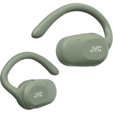 JVC Nearphones HA-NP40T-G, tikro belaidžio ryšio ausinės, atviros ausies dizainas, tvirtos ausinės, 16 mm ilgis, 26 Std. Laufzeit, IPX4, BT 5.4, App - (Grün)