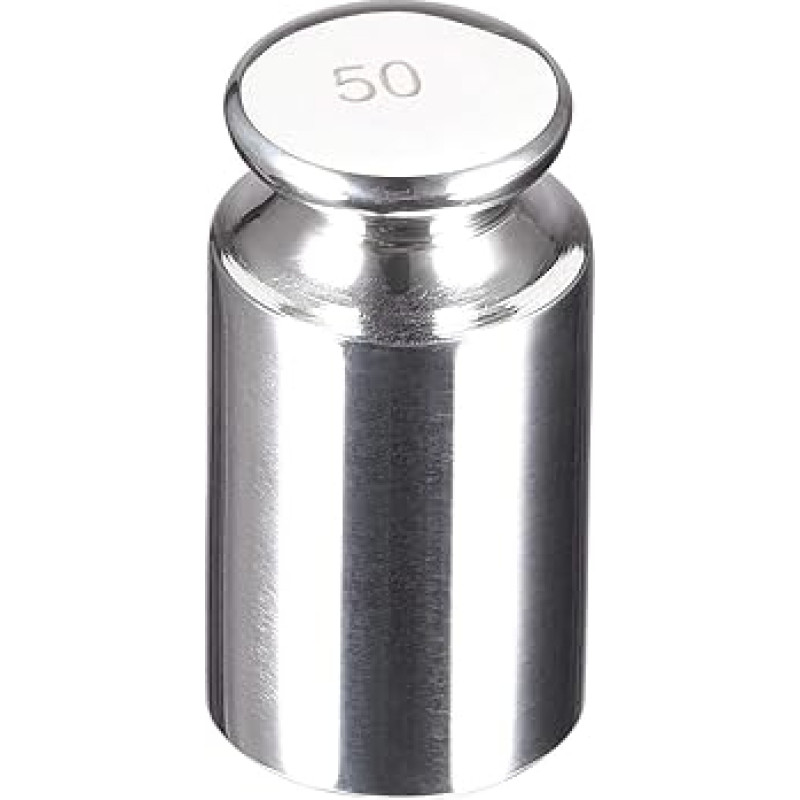 sourcing map Gram Calibration Weight 50g F1 Precision Stainless Steel for Digital Scales