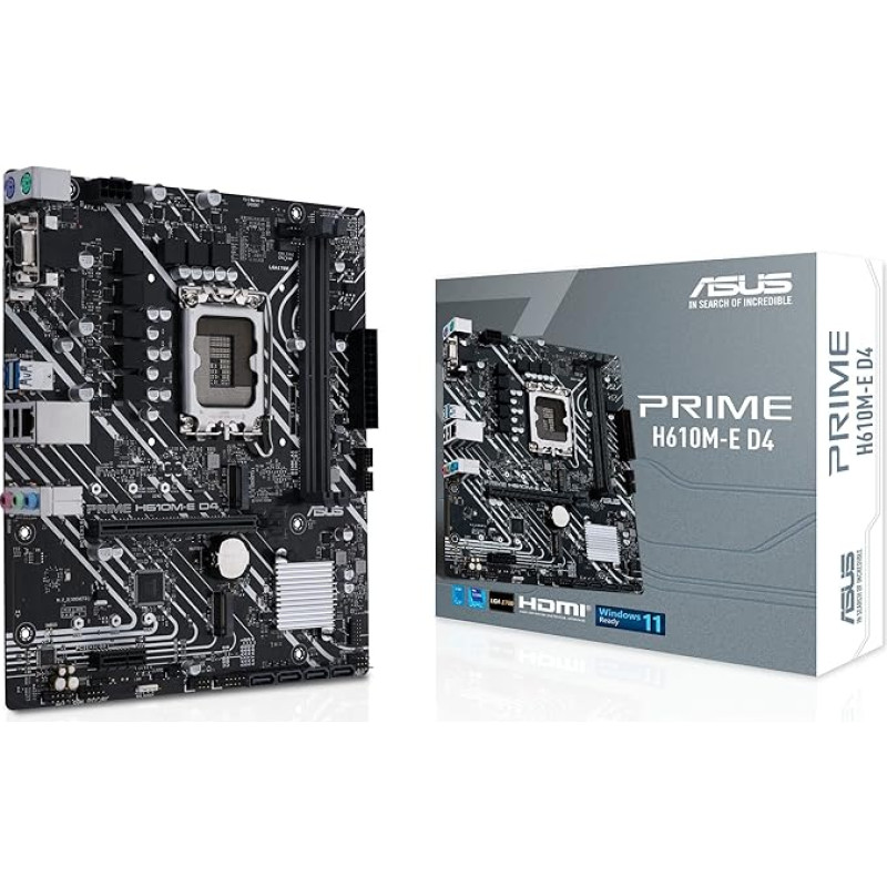 ASUS Prime H610M-E D4-CSM Verslo pagrindinė plokštė 