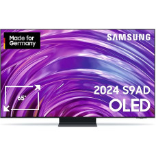 Samsung OLED 4K S9AD TV 65 Inches, Samsung TV with Neural Quantum 4K AI Gen2 Processor, OLED HDR+, 4K AI Upscaling, Smart TV, AI TV, GQ65S9ADATXZG, German Model [2024]