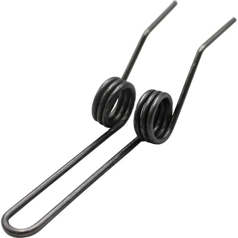 RSRSR Doppelte Torsionsfeder aus Edelstahl. Doppelte Torsionsfeder. 2 mm Federstahl. Doppelte Torsionsfeder