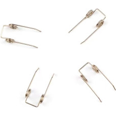 4 Stück Edelstahl-Torsionsfedern, kleine Feder, Torsionsfeder, 0,6 x 5,8 mm/0,7 x 7,7 mm, Originalzubehör for Heißwasserkessel, 17S18H/12S03E1/17S18K2/12S03E1M Deckelfeder(0.7 * 7.7mm)