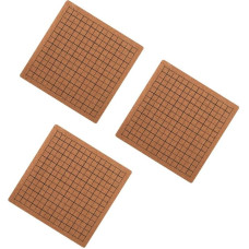 Operitacx Pack of 3 Braided Cork Board Cork Board DIY Macrame Tool Cork Board Lightweight Macrame Work Stand Cork Board for Bracelet Project T Pens Light Brown