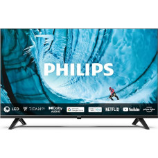 Philips 75PUS7009 4K LED Smart TV - 75-Zoll Display mit Pixel-präziser Ultra HD Titan OS Plattform und Dolby Atmos-Klang. Funktioniert mit Alexa und Google Sprachassistent – Schwarz