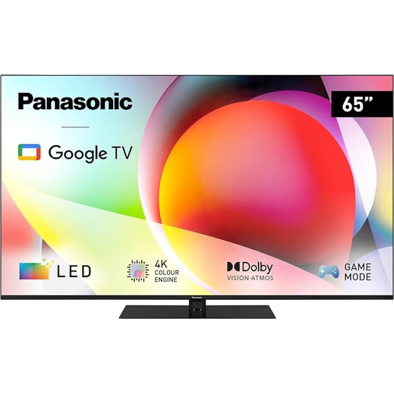 Panasonic TN-65W70AEZ, W70 Series 65 Inch 4K Ultra HD LED Smart TV, 2024, Google Assistant, Chromecast, Dolby Vision & Atmos, Gaming Mode, Bluetooth, for an Extraordinary Visual Experience