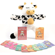 Myga - Miss Molly The Moo-Diting Cow Joga pliušinė žaislinė lėlė vaikams - šeimos jogos dovana vaikams Joga