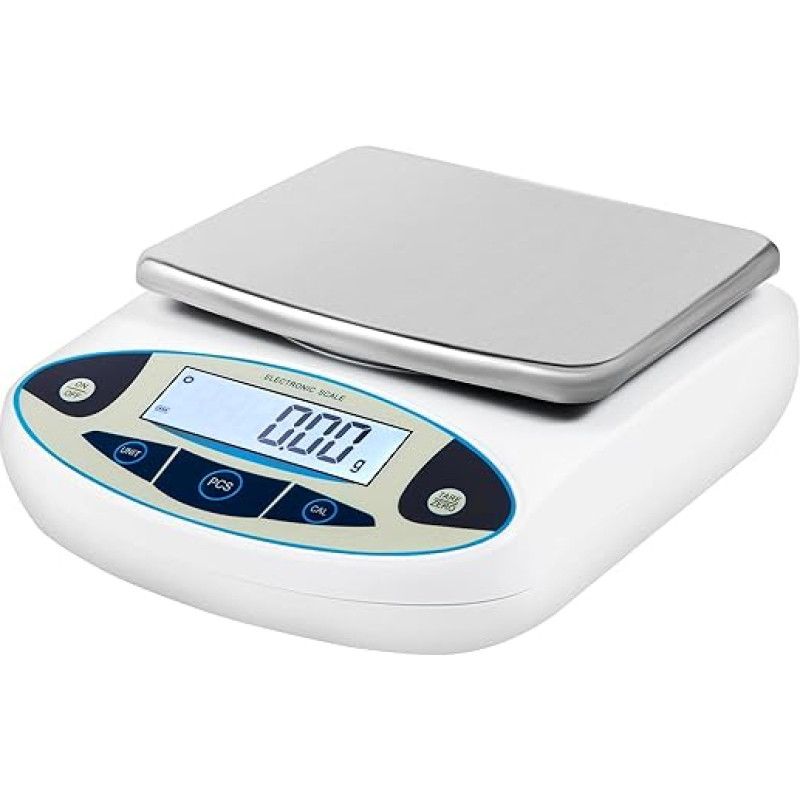 VEVOR Precision Scales 5000 g 0.01 g High Precision Digital Electronic Scales Laboratory Analysis Scales Laboratory Scales School Scales Jewellery Scales Precision Scales Digital Milligram Scales