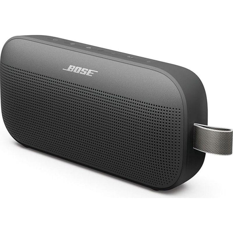 Bose SoundLink Flex Portable Bluetooth Speaker (2nd Gen), Portable Outdoor Speaker with Lifelike Sound, Up to 12 Hours Battery Life, Dustproof and Waterproof, Black