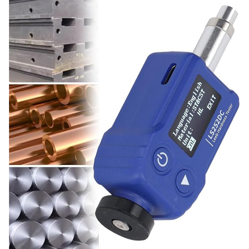 Metallhärteprüfer LEEB, LCD-Bildschirm-Härteprüfer für Stahl, Eisen, Bronze, Kupfer, HL, HB, HRB, HRC, HRA, HV, HS Oberflächentestgerät