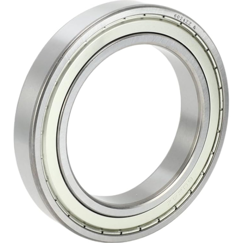 A ABSOPRO 6024ZZ & Deep Groove Ball Bearings P0 120x180x28mm Geschmierte Lager Doppel-Metall-Dichtung Silberfarben Scooter Skateboard Rad