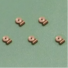 [Nuotolinio valdymo žaislų dalys] 5 rinkinių rinkinys 20T 0,2 m Micro Mini Worm Gear Module 0,2 veleno krumpliaračiai Sprocket Turbinos sraigtas Vidinė skylė 1 mm 1:87 