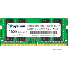 DUOMEIQI 16GB DDR4 PC4-19200S 2400MHz 260PIN SODIMM 1.2V CL17 2Rx8 nešiojamųjų kompiuterių RAM atminties modulis