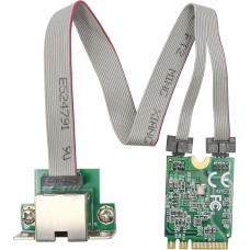 DollaTek M.2 EA Key Gigabit LAN Ethernet kortelė 2.5G vieno prievado kelių Gigabit tinklo adapteris