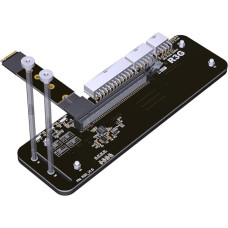 JMT M.2 M Key NVMe External Graphics Card Stand Holder 64Gbs Full Speed with PCIe 4.0 x4 Booster Cable R43SG Upgraded for Graphics Card 1660 Top (50 cm K43SG)