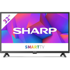 SHARP 32FE2E HD Ready Smart TV 81 cm (32 inches), 3X HDMI, 2 x USB, Dolby Audio, Active Motion 200