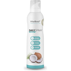 VitalBody+ DailySpray Coconut Oil, 800 porcijų, 2 kcal Keptuvės purškiklis kepimui, kepimui ant grotelių ir rafinavimui, sveikam maisto ruošimui, nesvylantis kepimo purškiklis su kokosų aliejumi