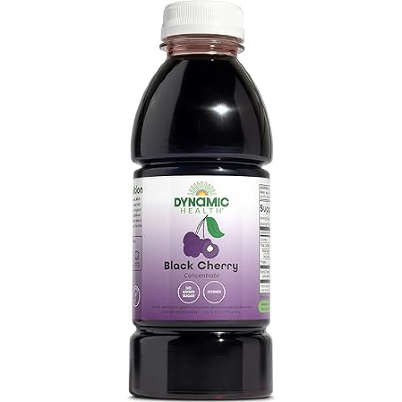 Dynamic Health 473ml 100 Percent Pure Black Cherry Juice Concentrate