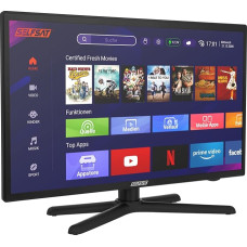 SELFSAT Smart LED TV 1222 (55 cm / 22 inches) incl. DVB-S2/C/T2 HD Tuner with WLAN and Bluetooth