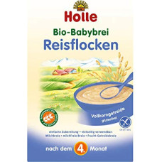 Holle Organic Baby Porridge Rice Flakes (6 x 250 g)