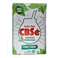 Yerba Mate CbSe Žolelių/Mėtų skonio (serranas) 1kg