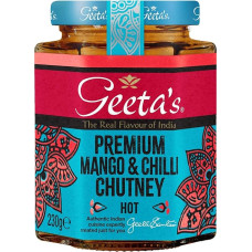 Geeta's Premium mango and chilli chutney, 230 g