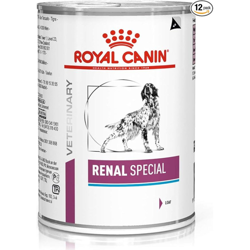 Royal Canin Veterinary Diet Renal Special Canine Wet 410g skardinės