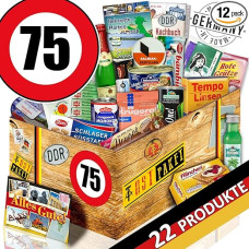 Ossi Parcel/Birthday 75 / Gift Basket Grandpa / Special Gift Box