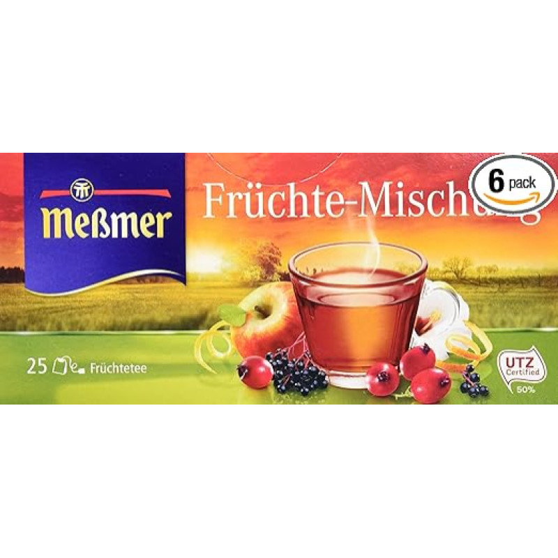 Meßmer Fruits 25 TB Pakuotė 6 x 75 g