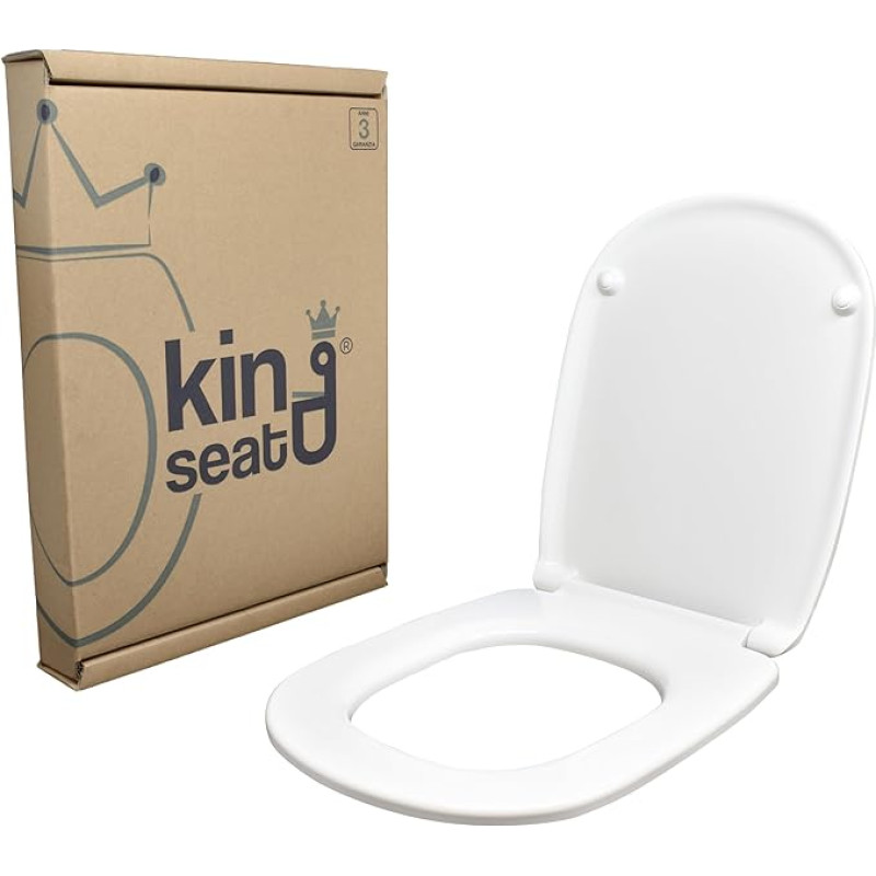 Taip sedileria Tualetas Dolomite Gemma 2 Dedikuotas tualeto sėdynė Lėtai užsidaranti, 455254181480 Užtrauktukas