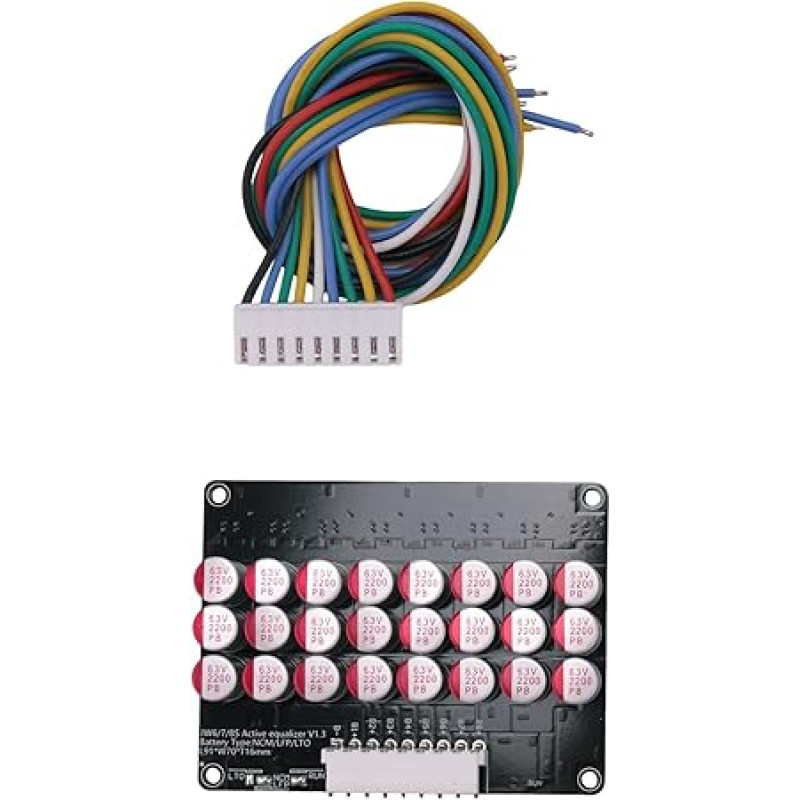 Giilayky Group Balance 8S 5A Lithium Active Lifepo4 Equalizer Power Transfer Capacitor Card