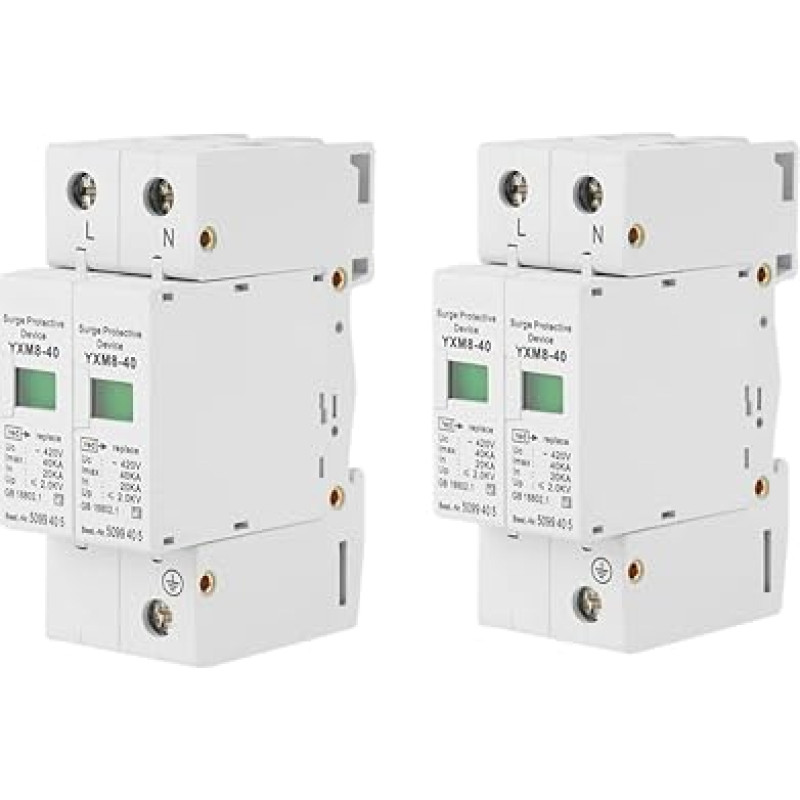 220 V 40 KA 2P Überspannungsschutz, Überspannungsschutz, Überspannungsschutz, Überspannungsschutz, 2 Stück