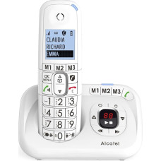 ALCATEL Téléphone Fixe Sans Fil with Répondeur XL785 White