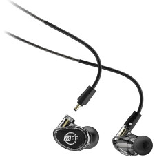 MEE audio - MX3 Pro Hybrid Triple Driver Customizable Noise Isolating Modular In-Ear Musicians In-Ear Monitors with Universal Fit Detachable Cables - Smoke